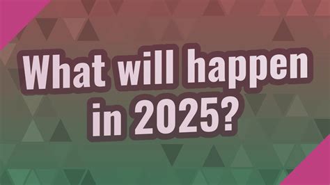 2025年 何が起こる: 未来の予測とその影響